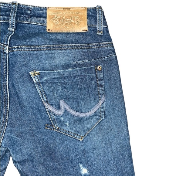 LTB  Flare Wide Leg Vintage Jeans with Distressed Look - Picture 3 of 5